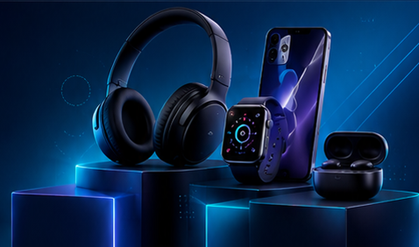 Produtos de tecnologia em destaque